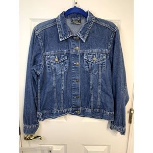 Vintage Crazy World Junge Mode Denim Jacket Size L